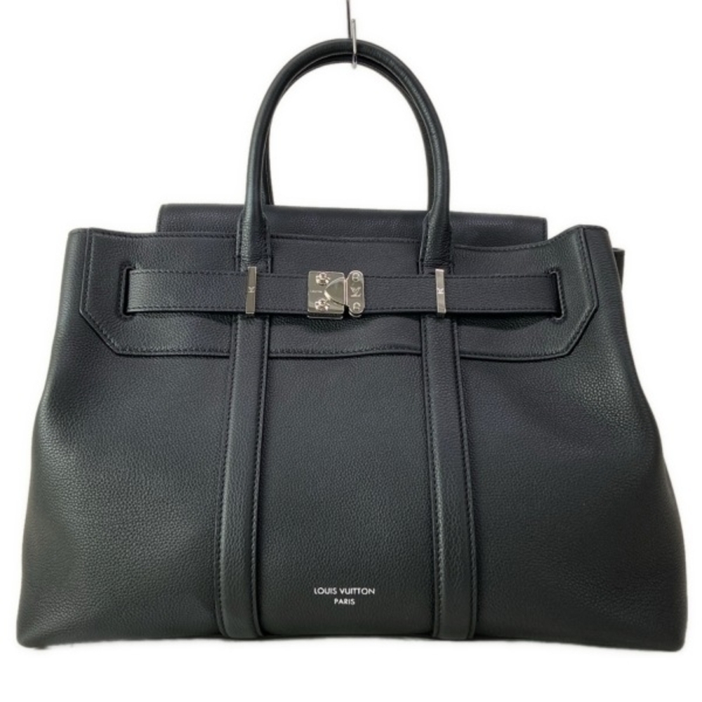 Louis Vuitton Georges Tote Leather Cowhide Noir Black Collection